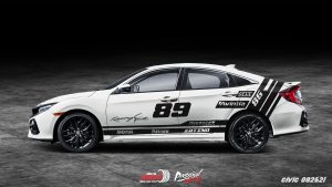 honda civic độ tem