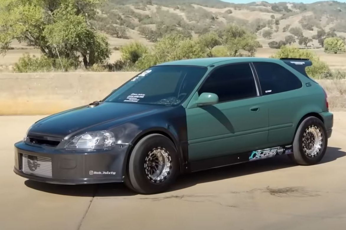 honda civic drag - Hình 5