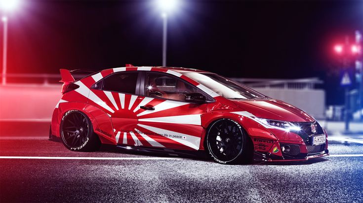 honda civic liberty walk - Hình 4