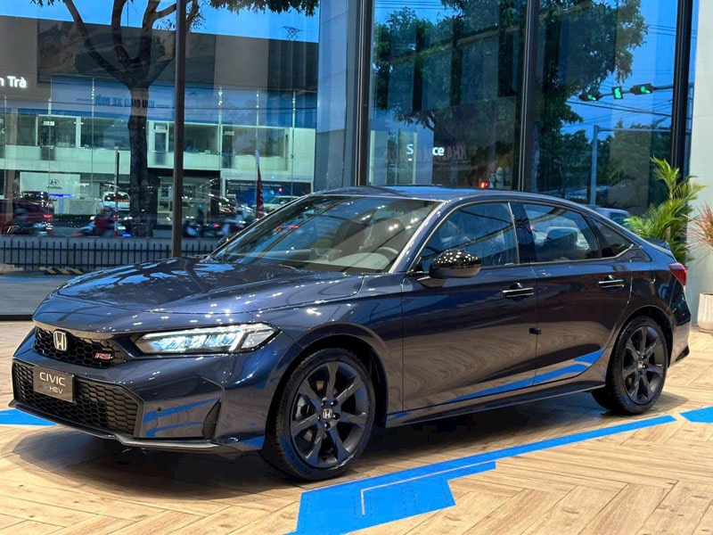 honda civic màu xanh - Hình 3