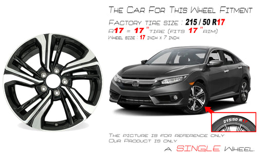 honda civic rim size