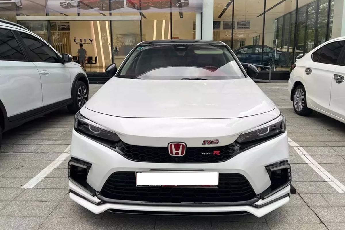 honda civic trắng độ - Hình 2