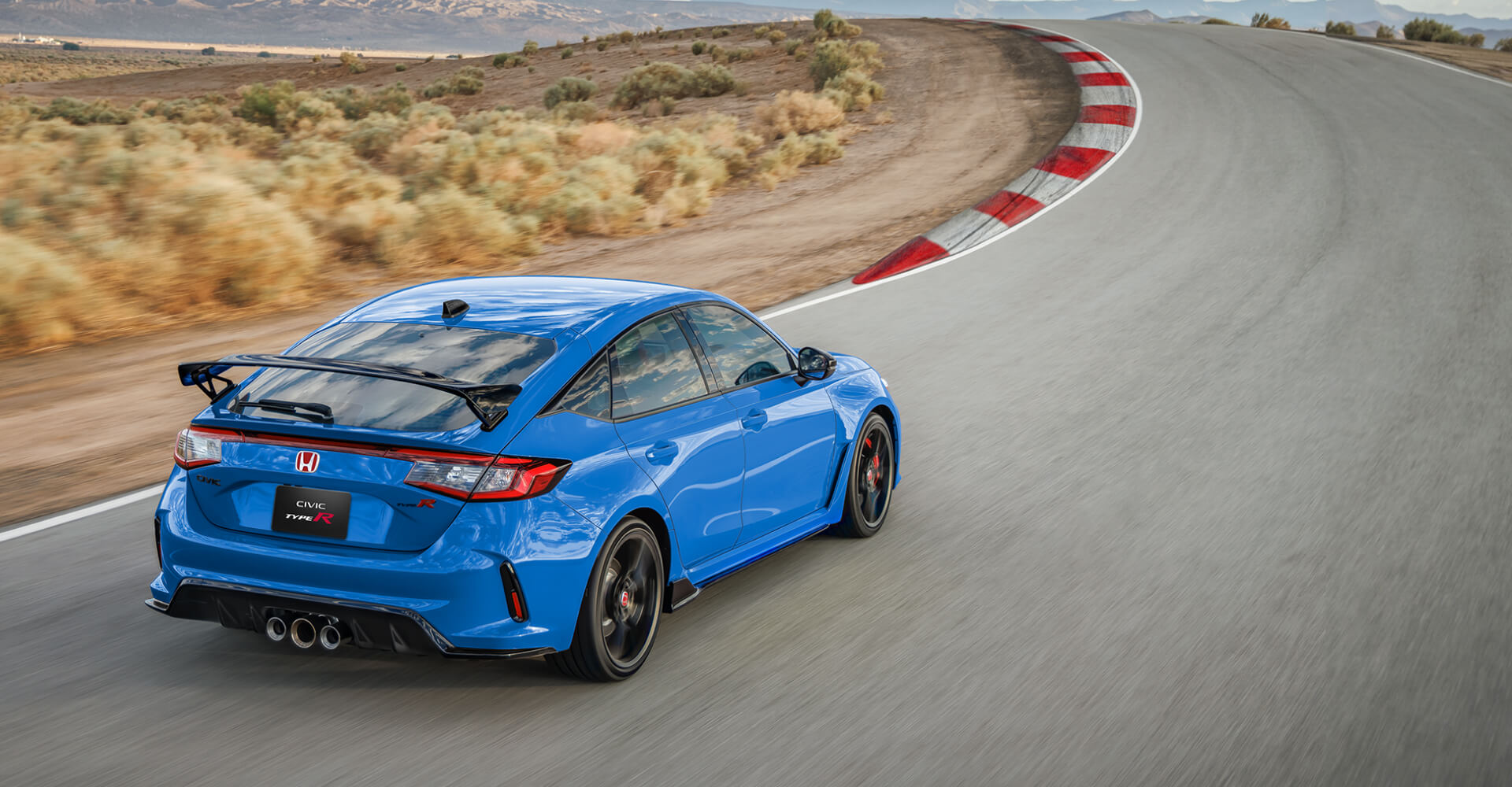 honda civic type r blue - Hình 3
