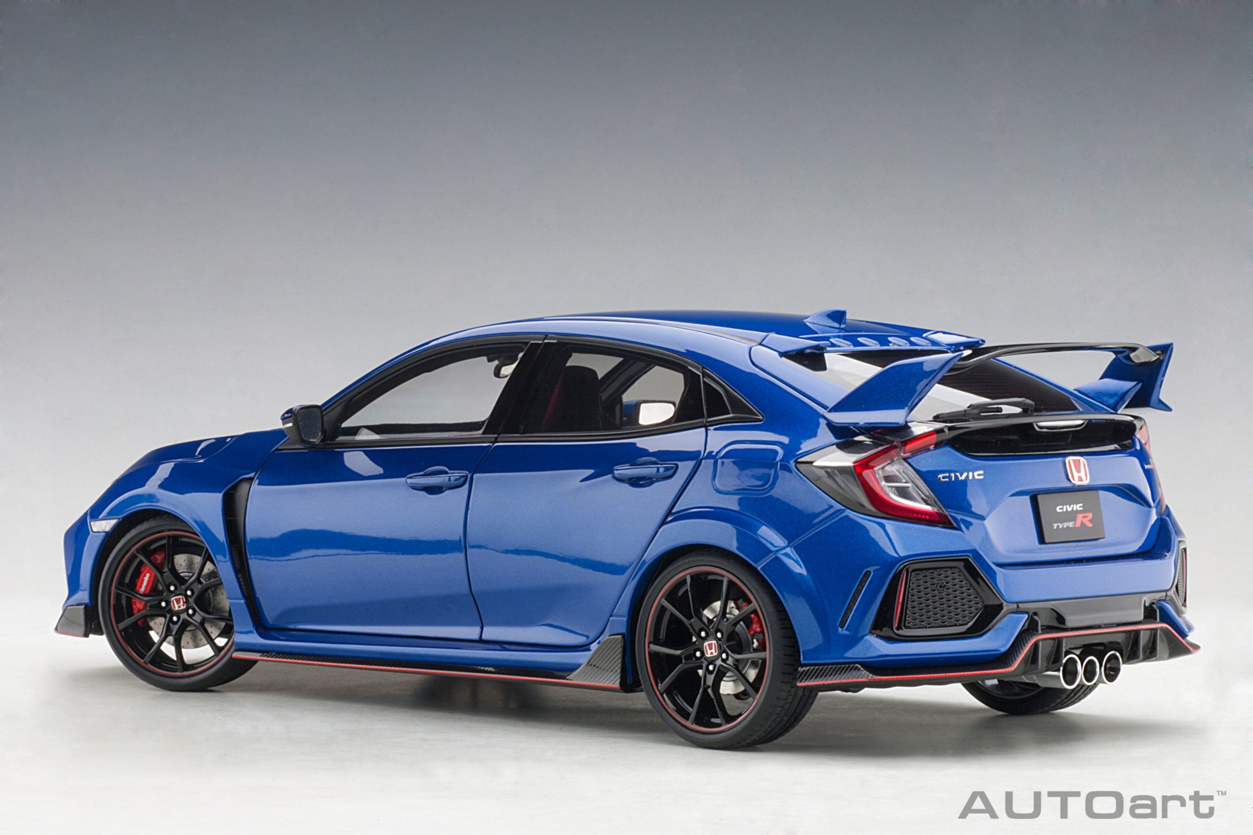 honda civic type r blue - Hình 4