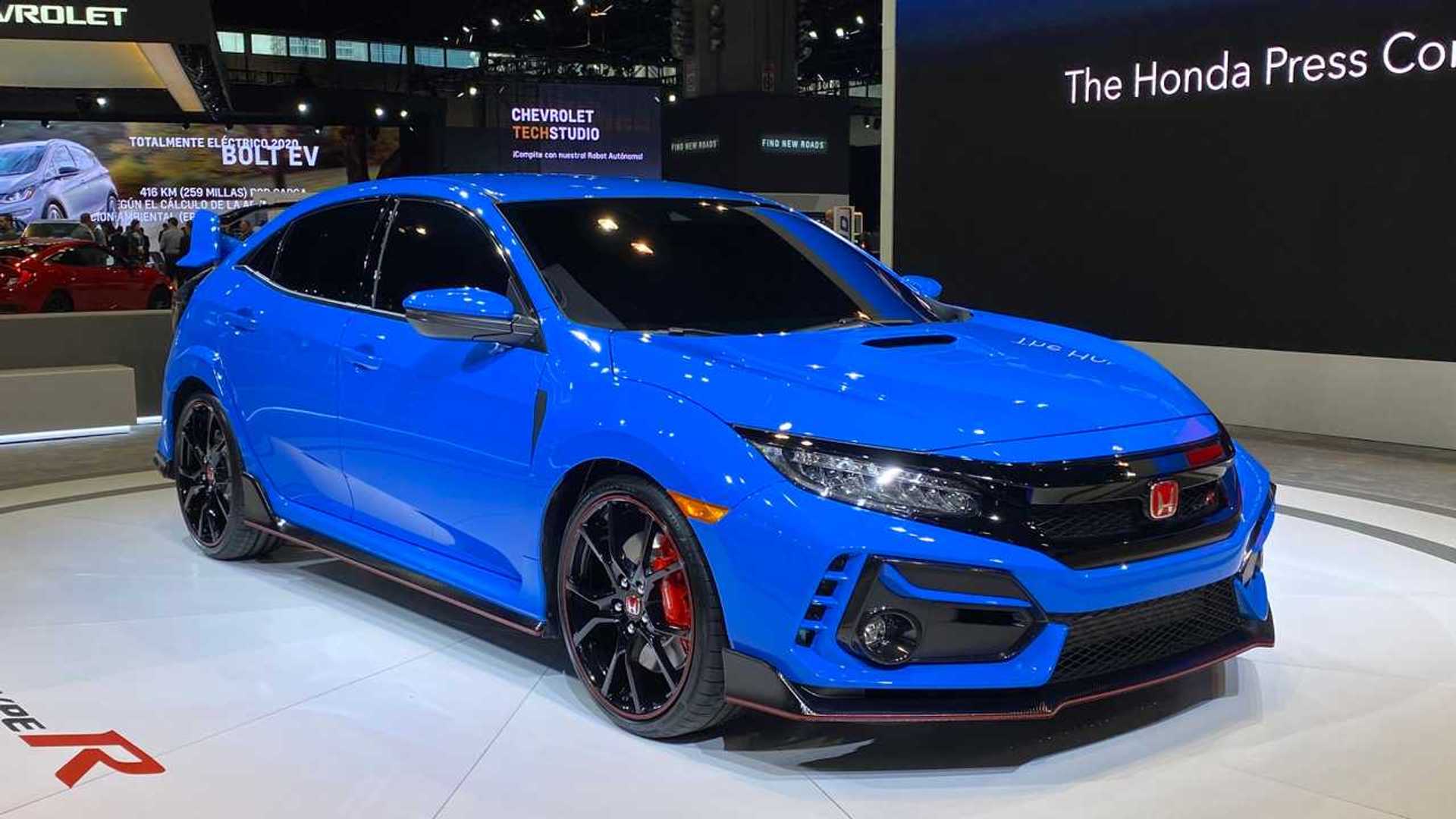 honda civic type r blue