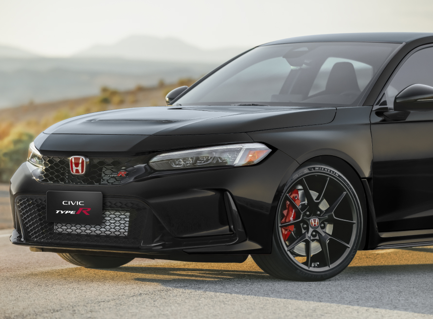 honda civic type r đen