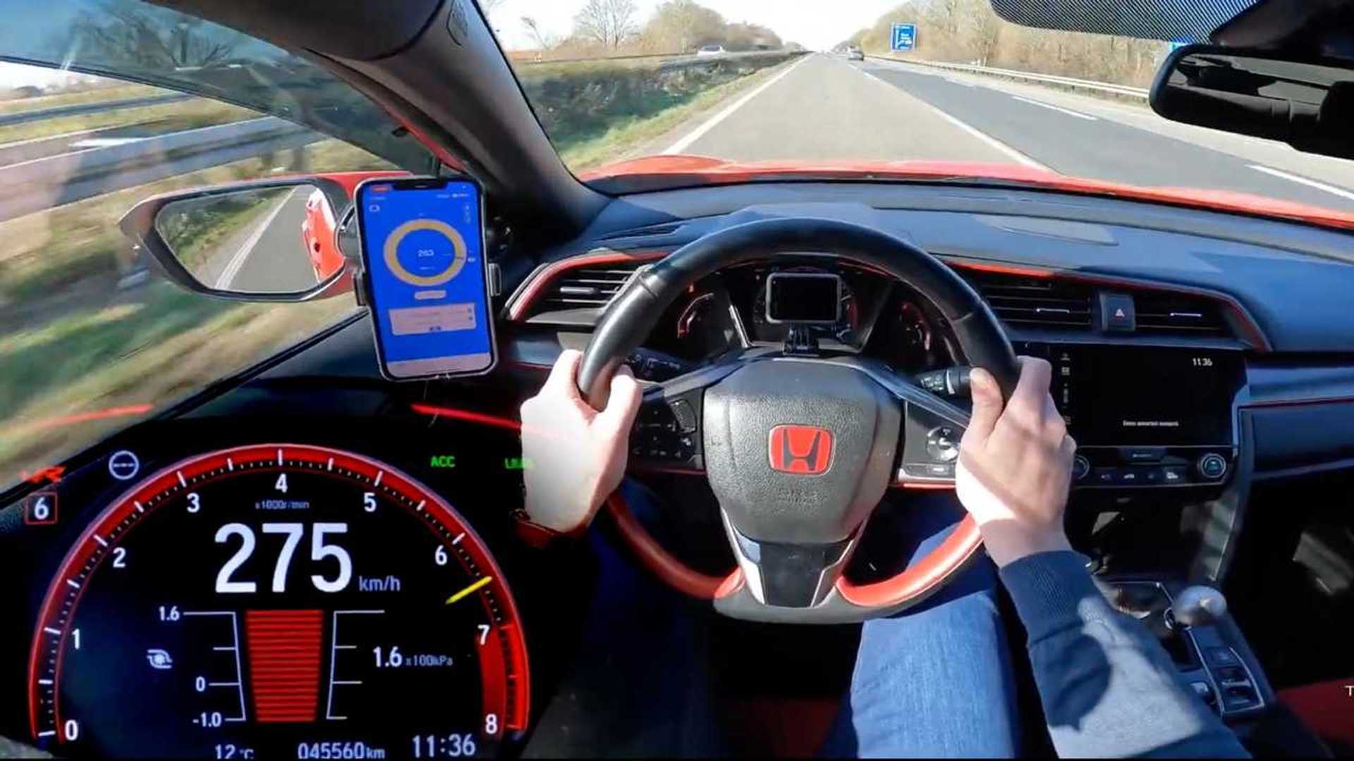 honda civic type r max speed - Hình 3