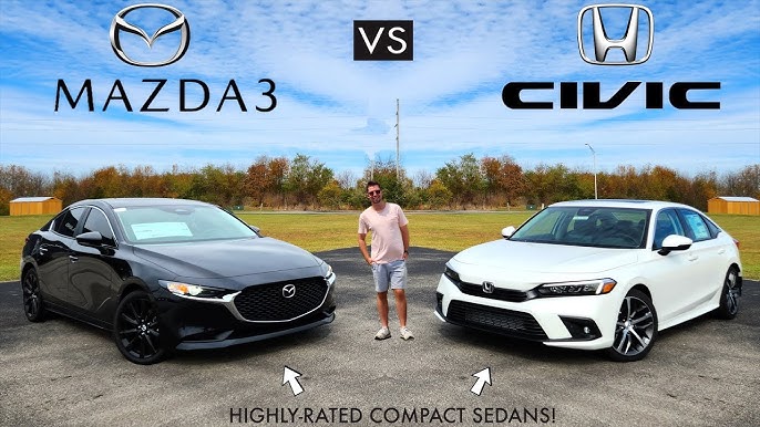 honda civic vs mazda 3 - Hình 2
