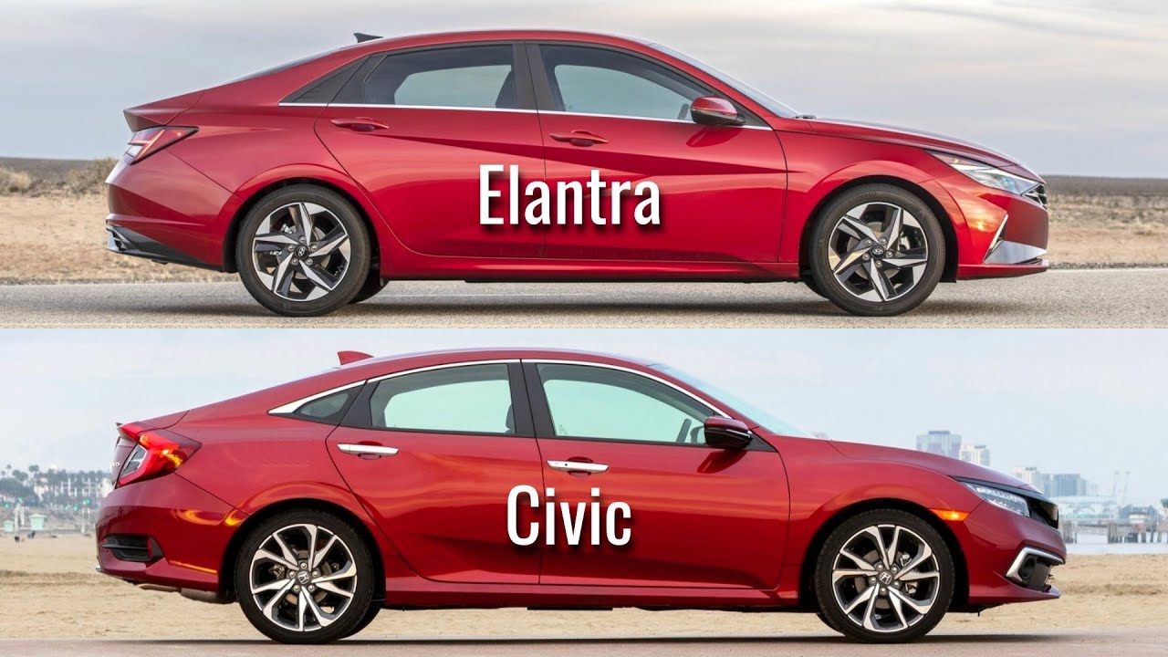 hyundai elantra vs honda civic - Hình 5