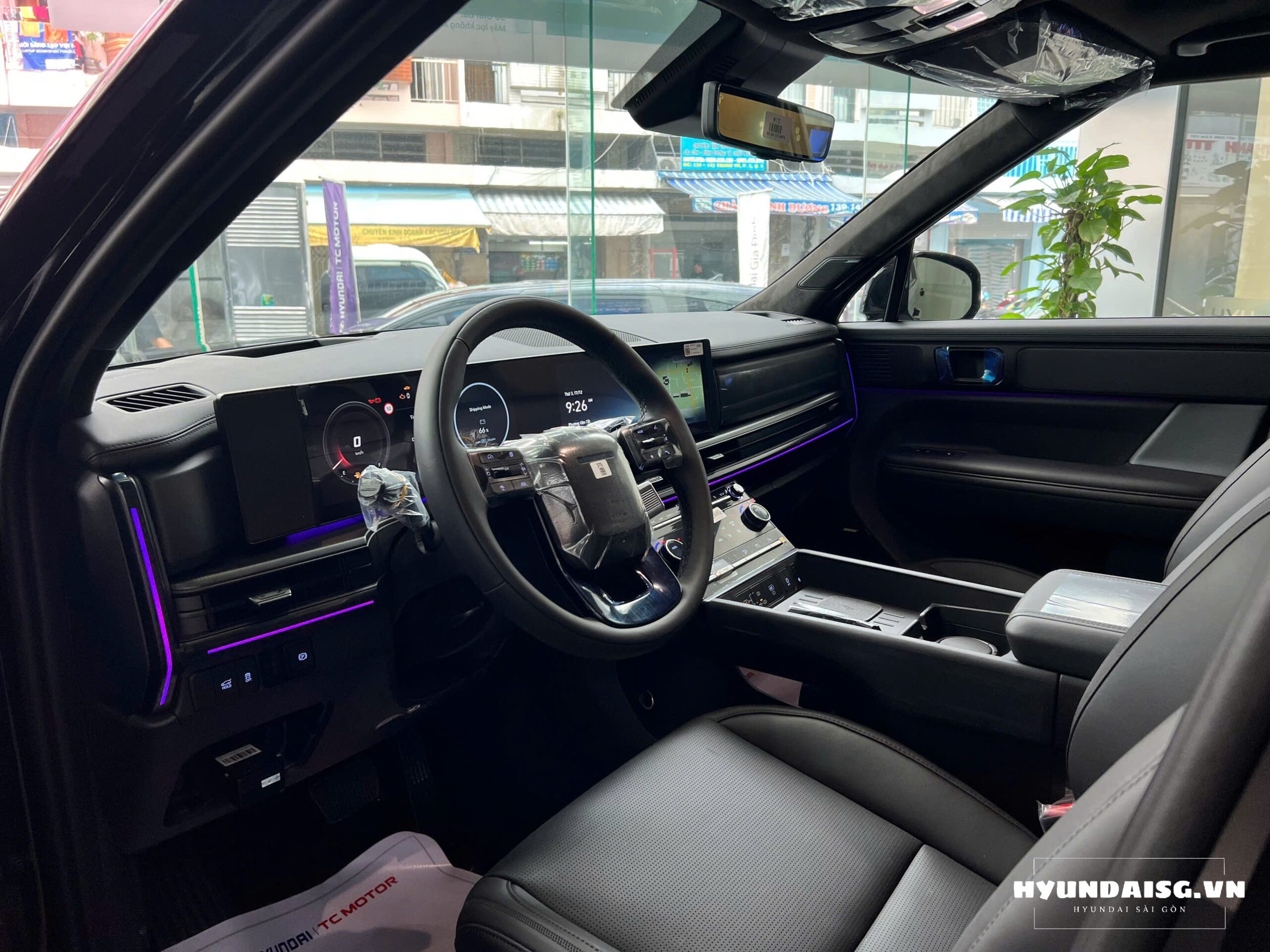 hyundai santafe nội thất - Hình 2