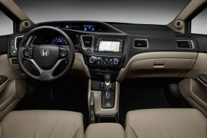 inside 2015 honda civic - Hình 4