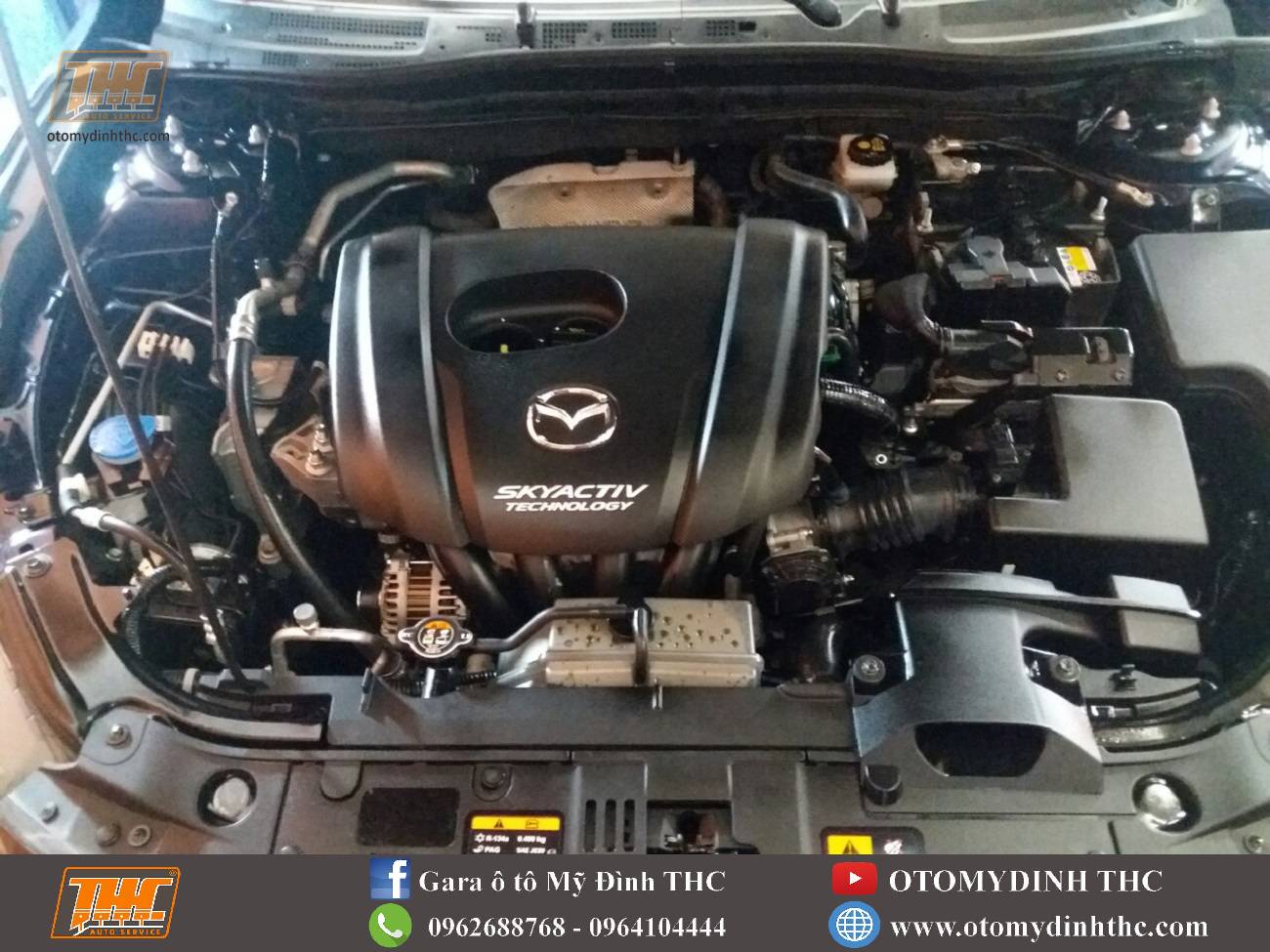 khoang máy mazda 3 - Hình 2