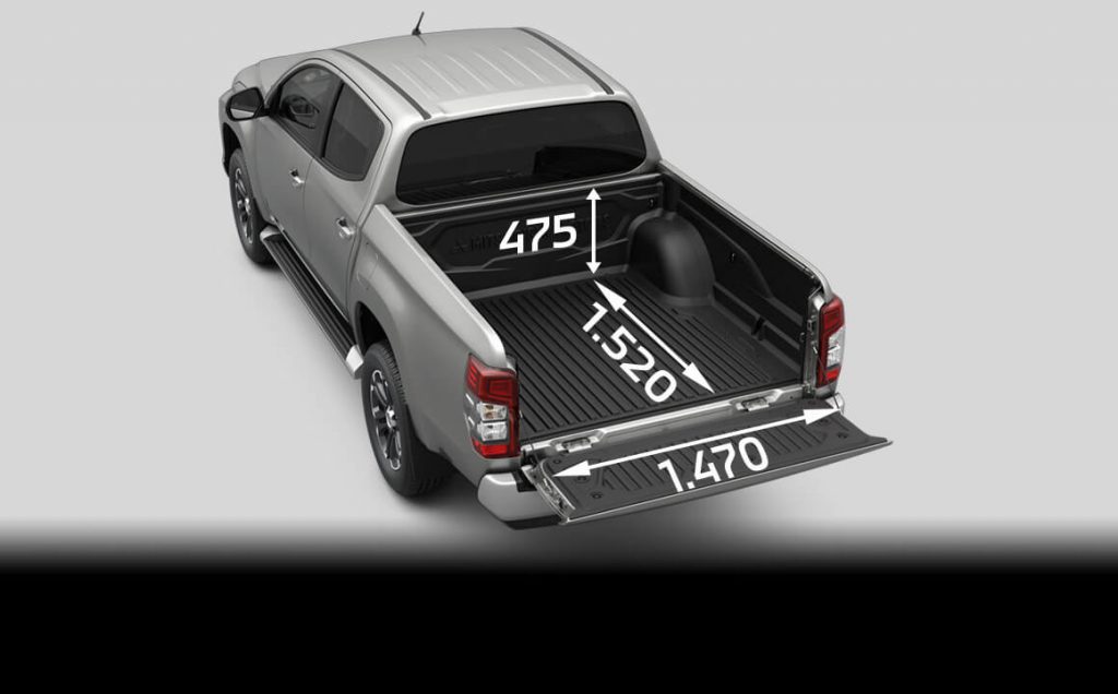 kích thước thùng xe bán tải ford ranger - Hình 5