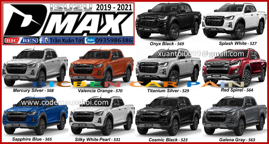 mã màu nissan navara - Hình 5