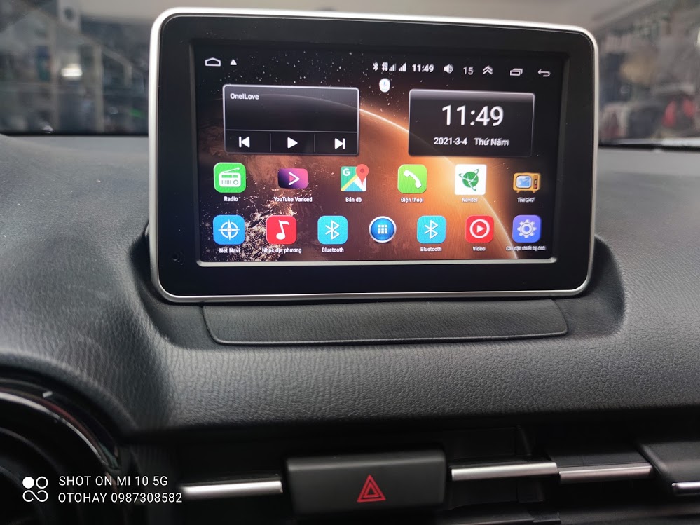 màn hình android mazda 2 - Hình 2