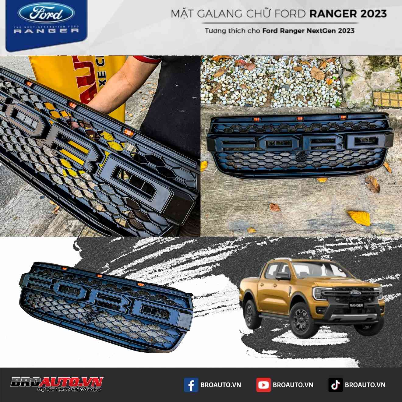 mặt calang ford ranger - Hình 5