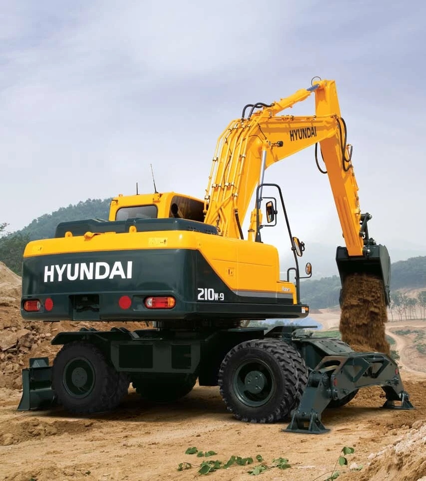 máy xúc hyundai - Hình 4