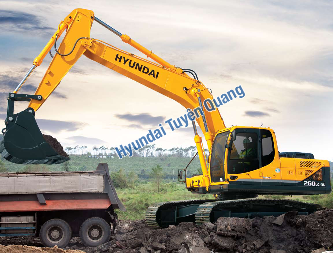 máy xúc hyundai - Hình 5