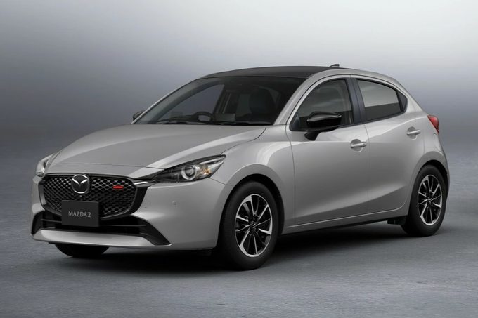 mazda 2 màu xám - Hình 3