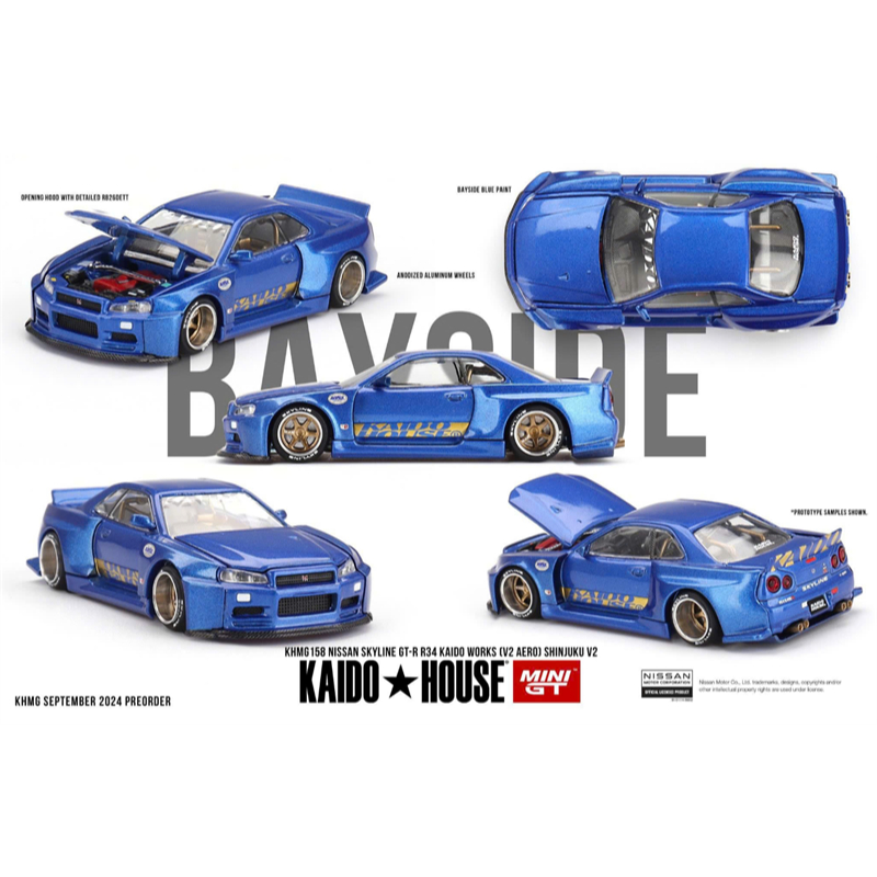 mini gt nissan gtr r34 - Hình 3