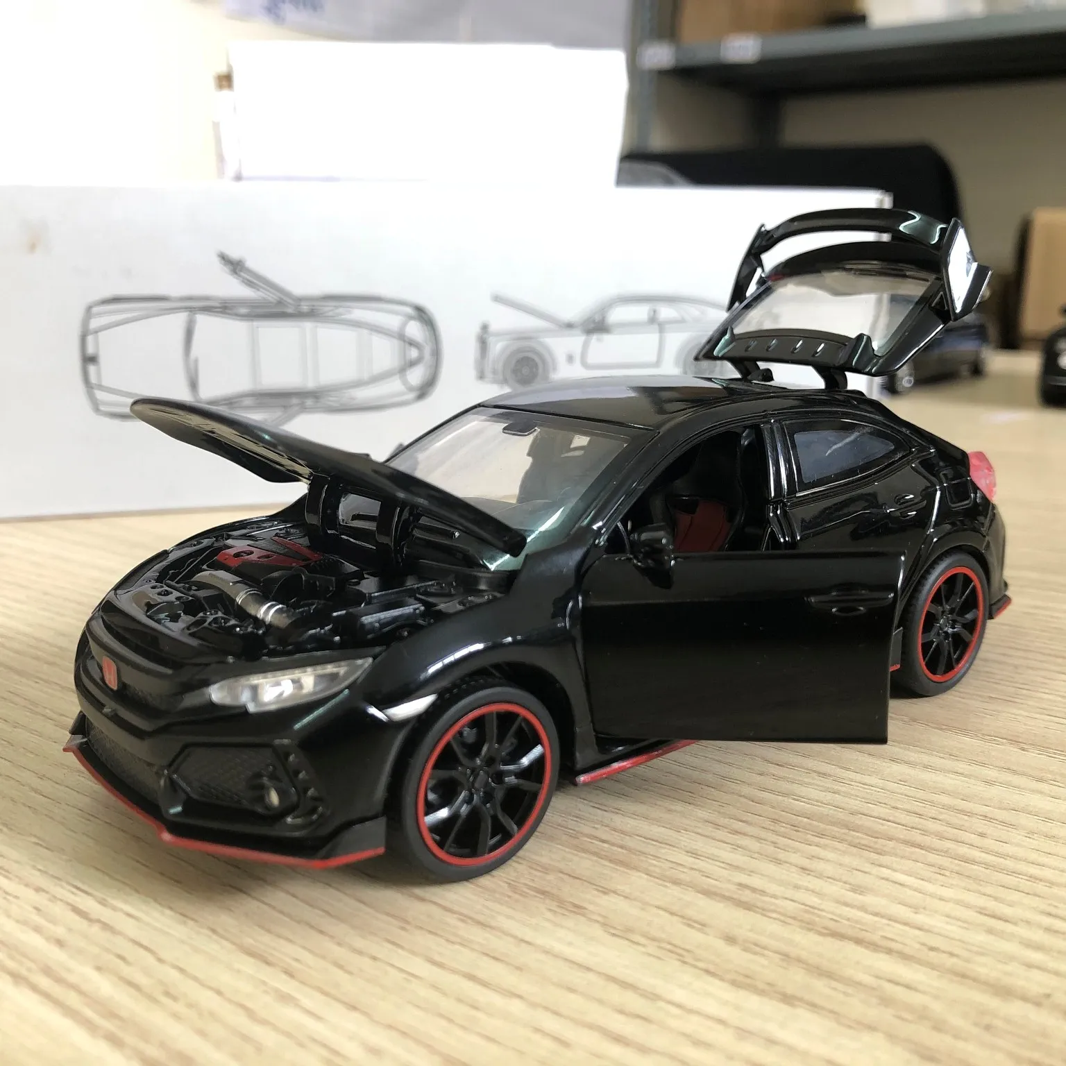 mô hình honda civic - Hình 5