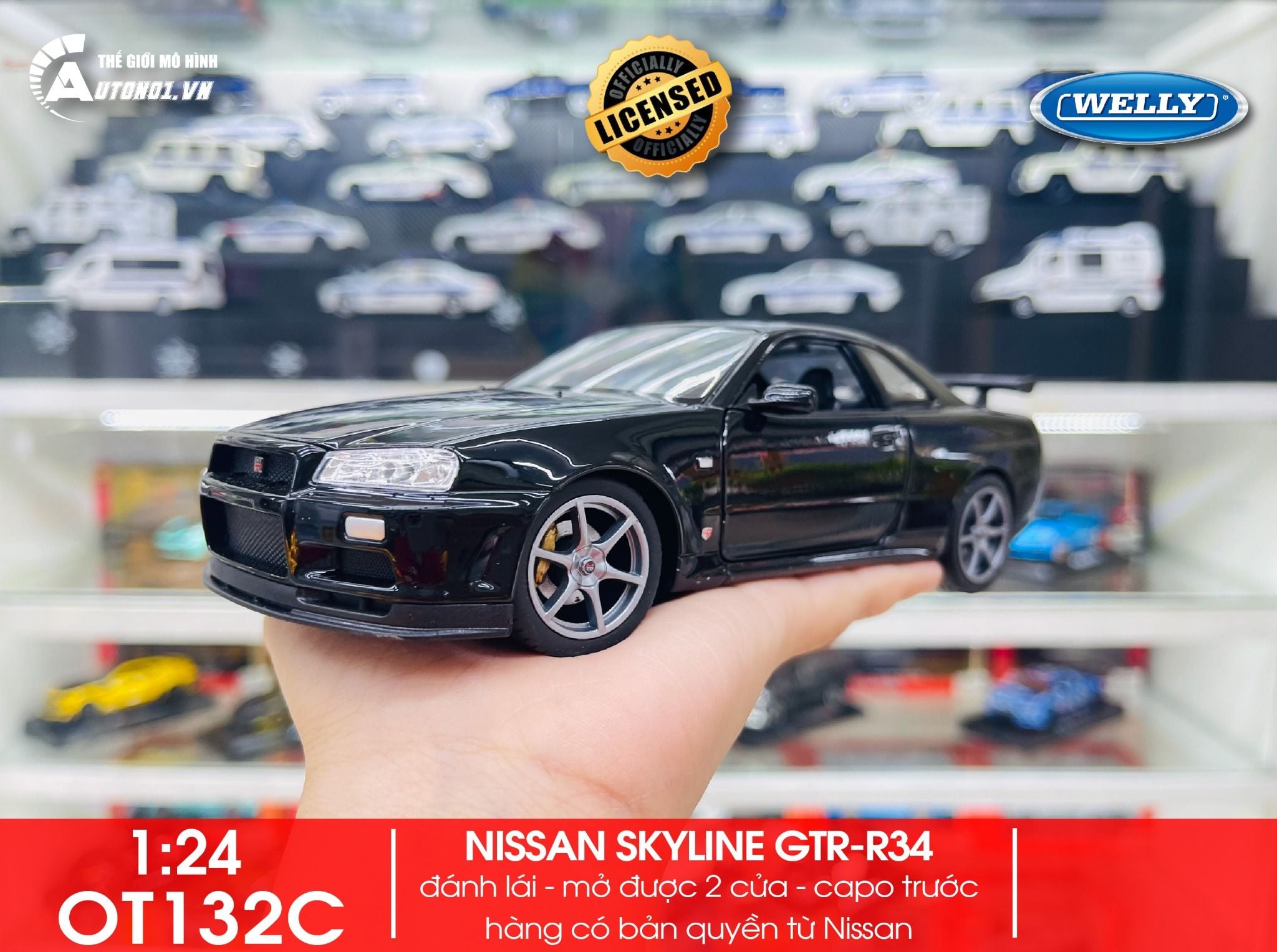 mô hình nissan skyline r34