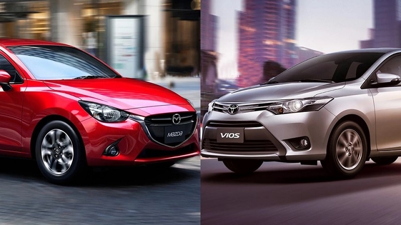 nên mua mazda 3 hay vios - Hình 2
