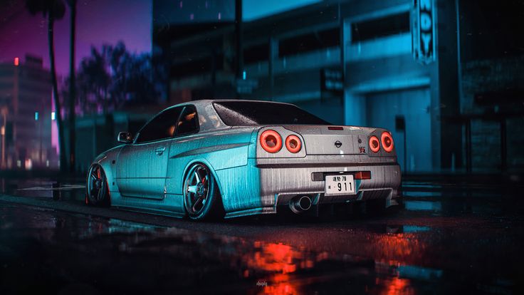 nissan gtr r34 wallpaper 4k - Hình 3