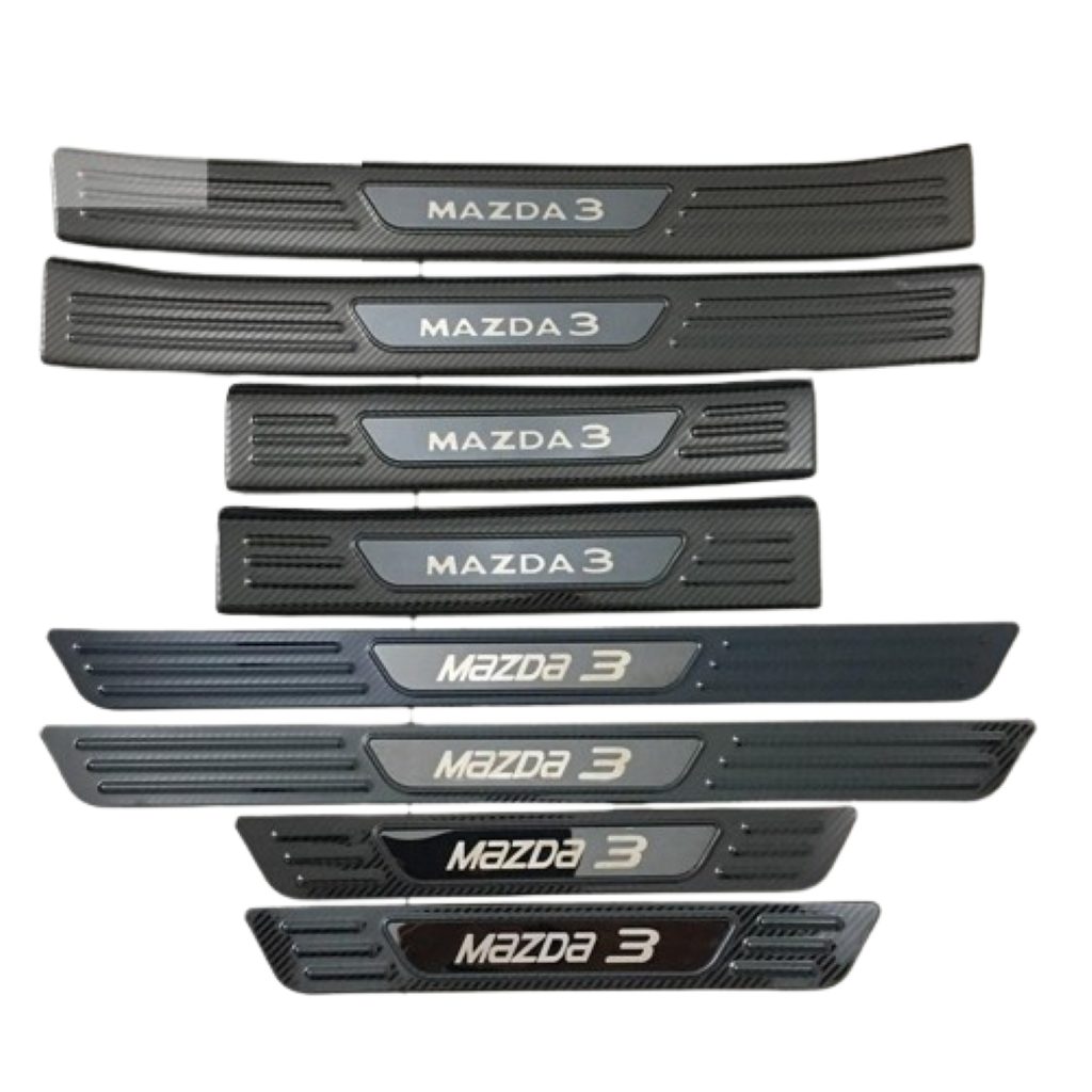 ốp bậc cửa mazda 3 - Hình 1