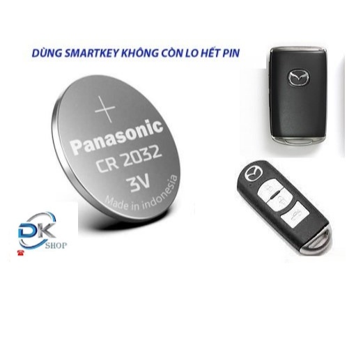 pin chìa khoá mazda 3