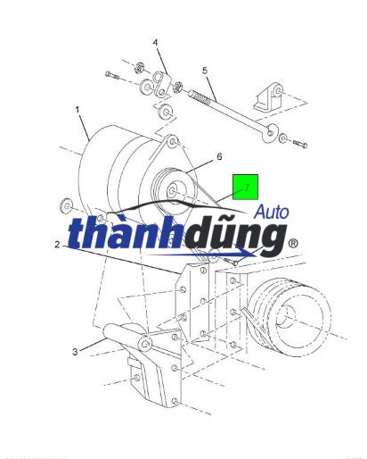 sơ đồ dây curoa ford ranger - Hình 3