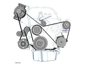 sơ đồ dây curoa ford ranger