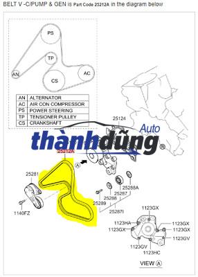 sơ đồ dây curoa ford ranger - Hình 5