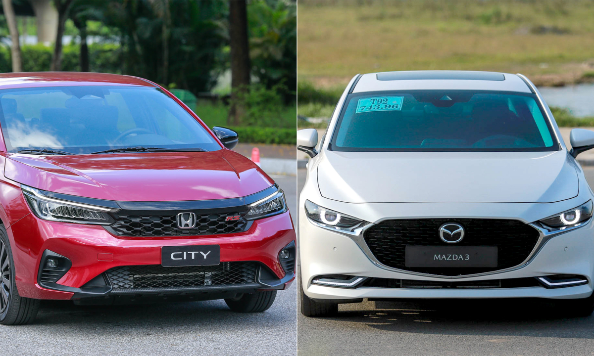 so sánh city và mazda 3 - Hình 4