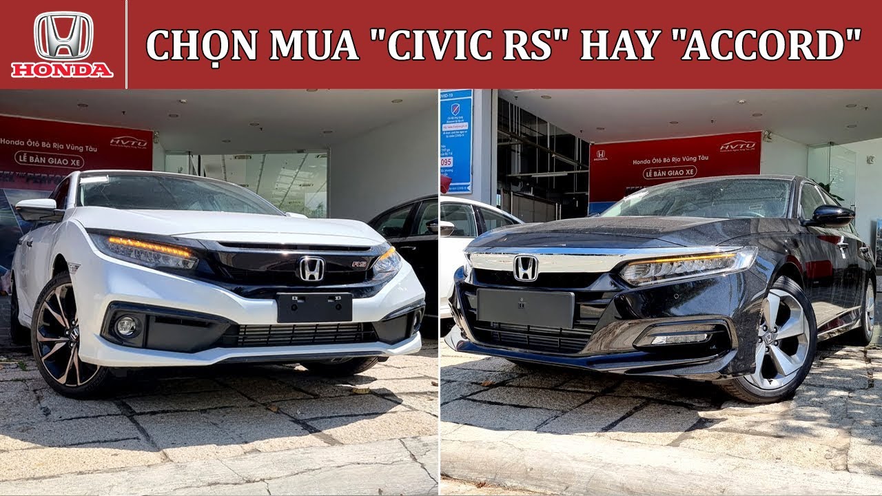 so sánh honda civic và honda accord