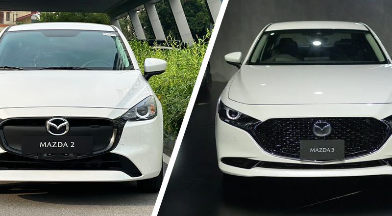 so sánh mazda 2 và mazda 3 - Hình 2