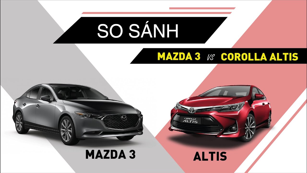 so sánh mazda 3 và toyota altis - Hình 2
