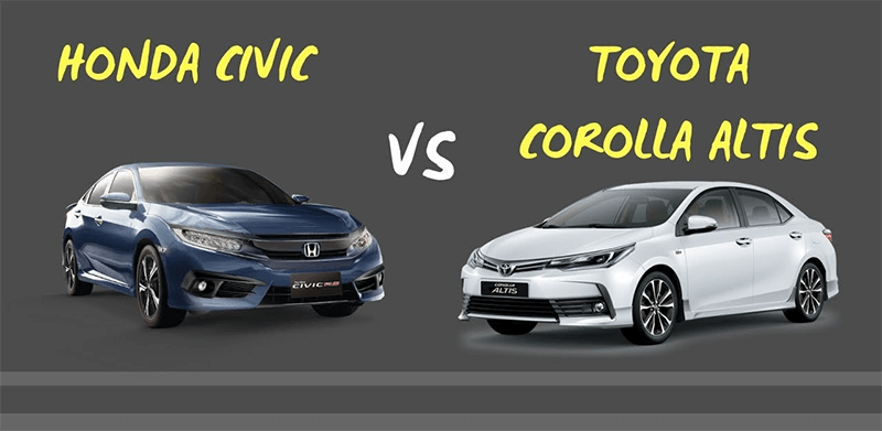 so sánh toyota altis và honda civic - Hình 2