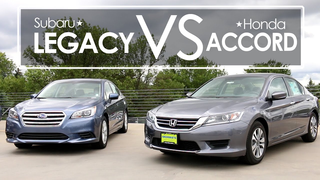 subaru legacy vs honda accord - Hình 1