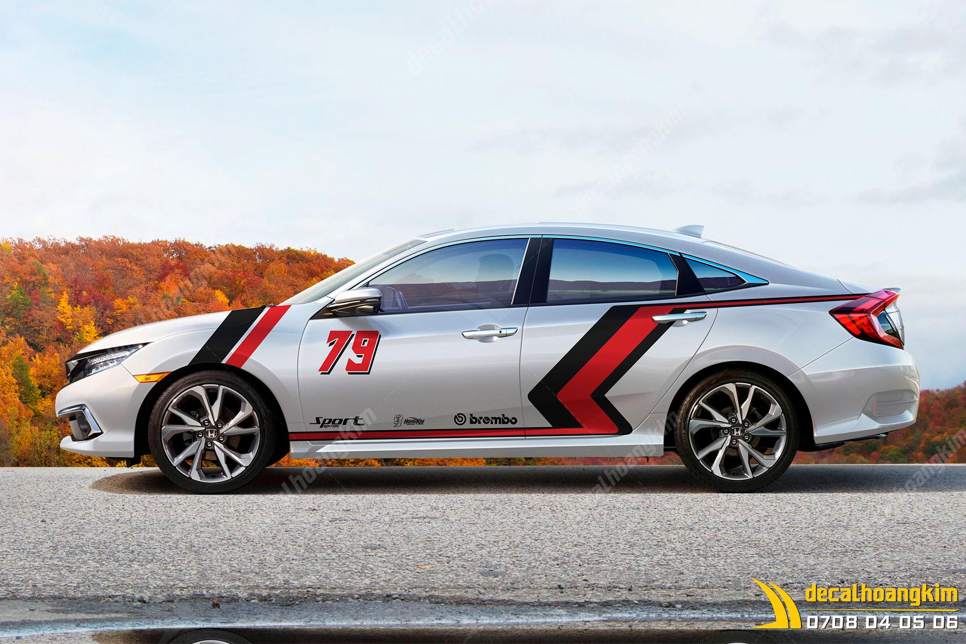 tem honda civic - Hình 4