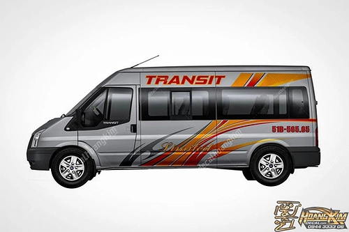 tem xe ford transit đẹp - Hình 2
