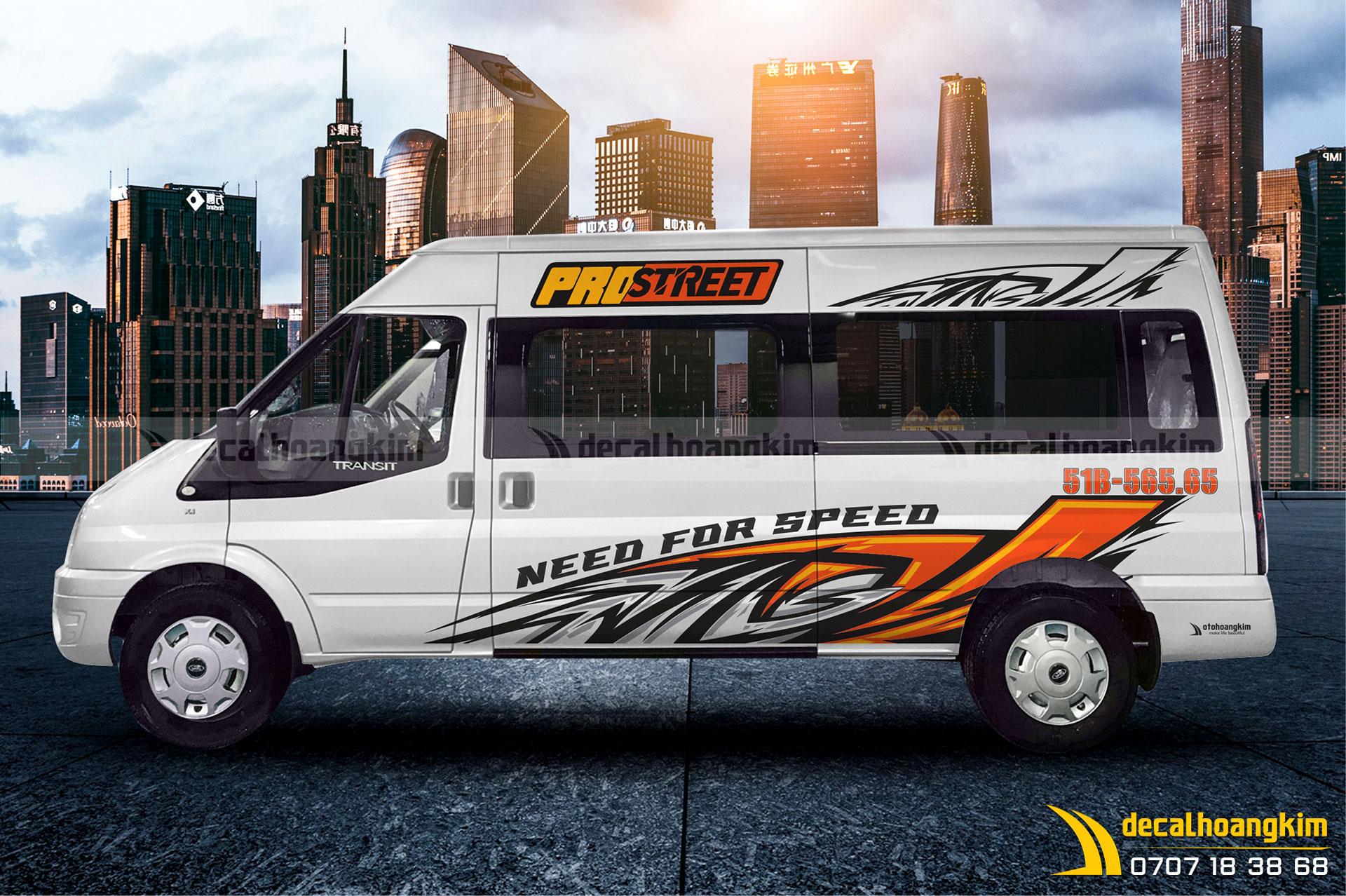 tem xe ford transit đẹp - Hình 3