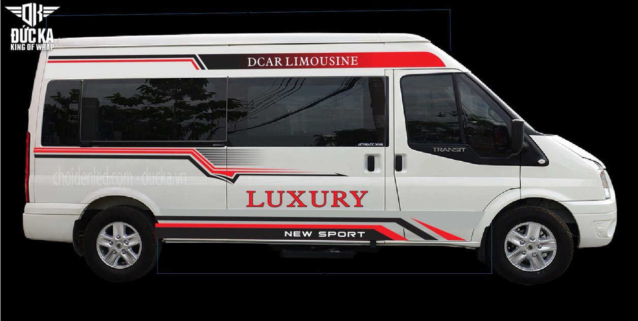 tem xe ford transit đẹp - Hình 5