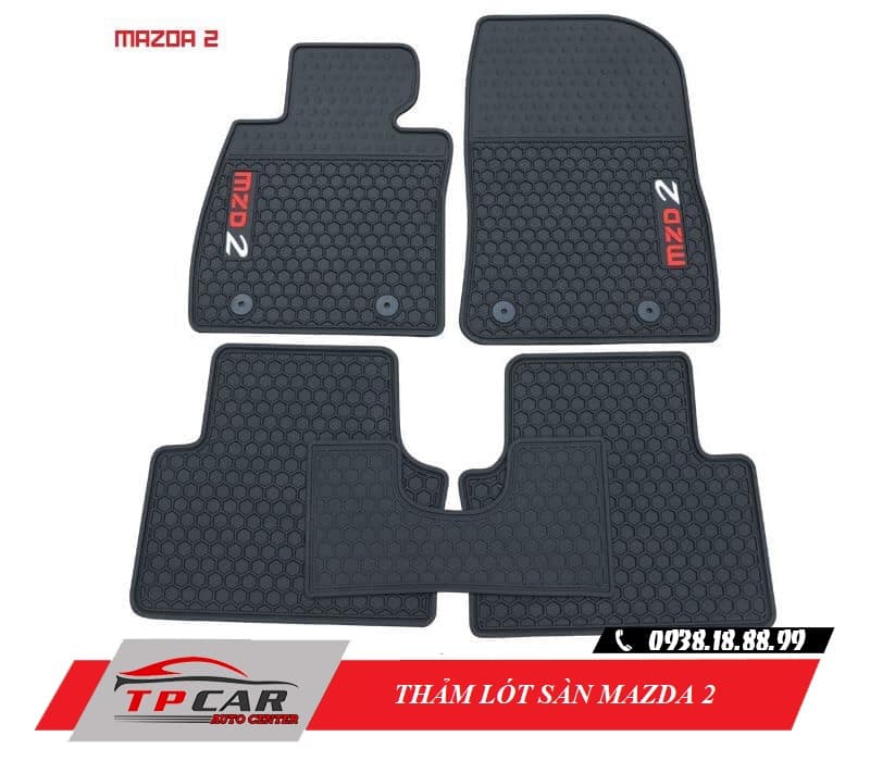 thảm lót sàn cao su mazda 2 - Hình 3