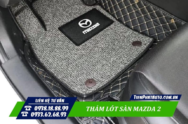 thảm lót sàn cao su mazda 2 - Hình 4