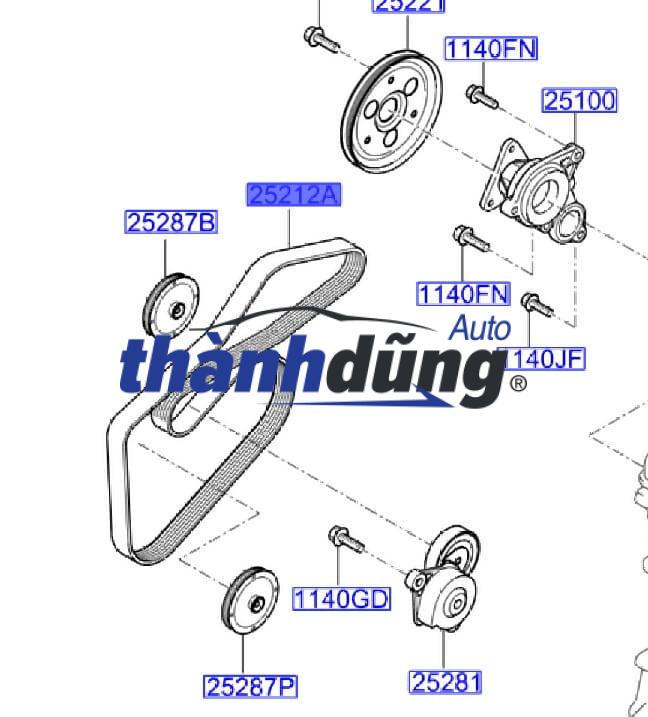 thay dây curoa honda civic - Hình 2