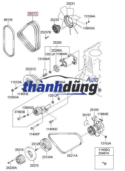 thay dây curoa honda civic - Hình 4