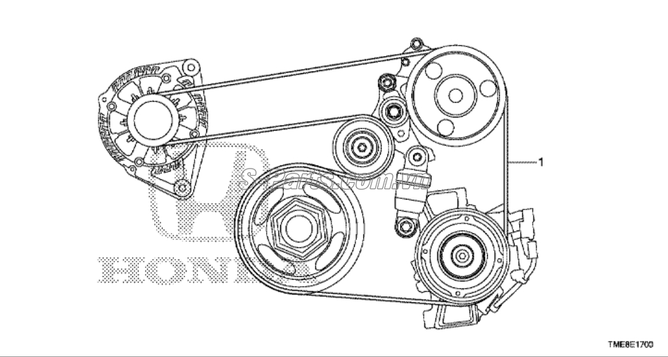 thay dây curoa honda civic - Hình 5