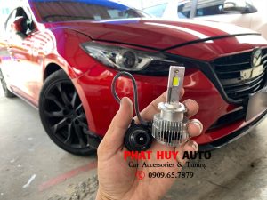 thay đèn led cho mazda 3