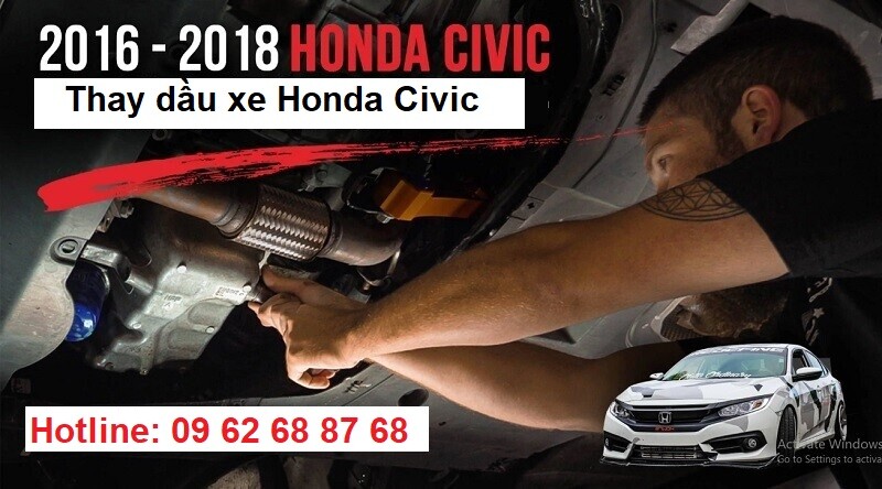 thay nhớt honda civic - Hình 4